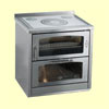 Domino-8-maxi-wood-cooker-stove Stainless steel